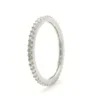 Sterling Silver Full Eternity Band Ring