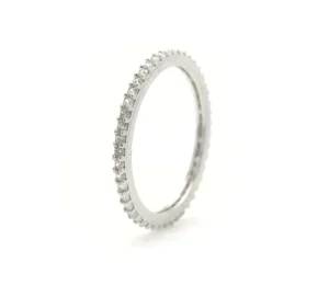 Sterling Silver Full Eternity Band Ring