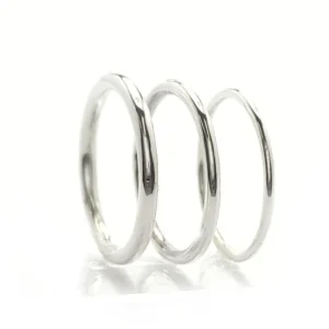 Silver Thin Stacking Ring