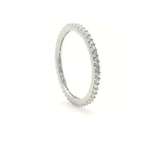 Sterling Silver Full Eternity Band Ring